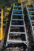 8 tread aluminium step ladder 1508-0297