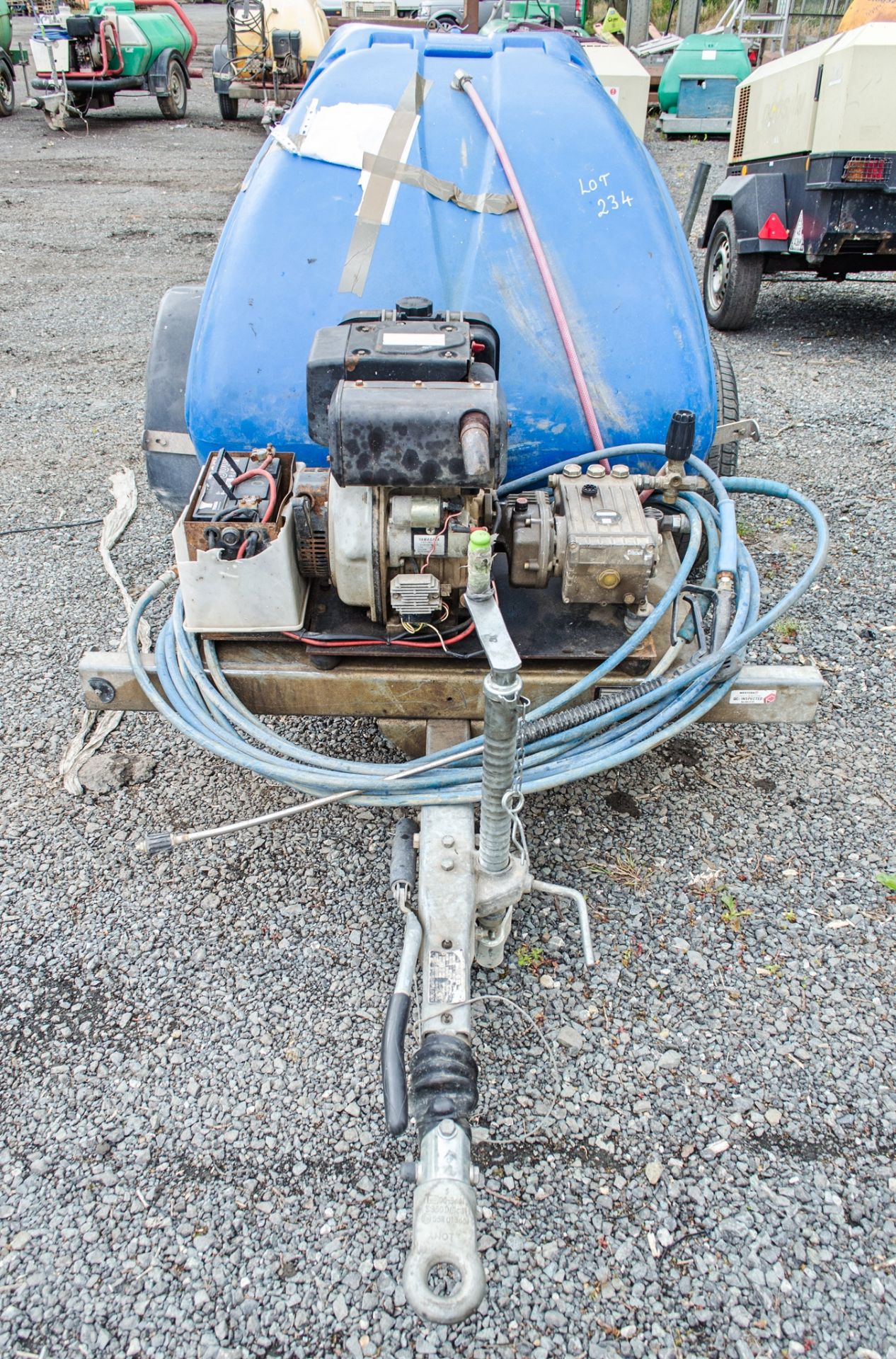 Western diesel driven fast tow pressure washer bowser c/w lance 16051914 - Image 3 of 4