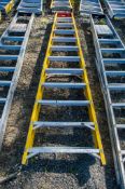 12 tread glass fibre framed step ladder 1708-LYT0148