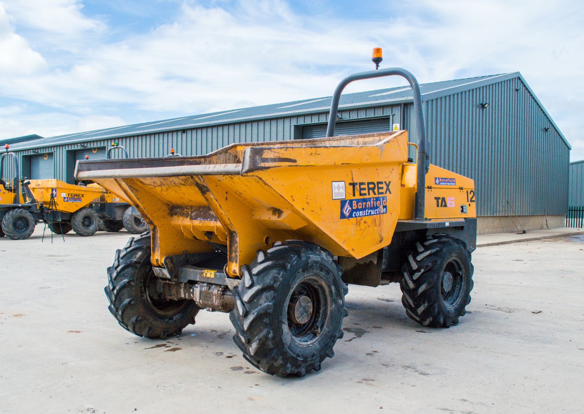 Terex TA6 6 tonne straight skip dumper Year: 2014 S/N: PH6008 Recorded Hours: 1331