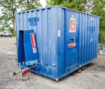 Boss Cabins 12ft x 8ft steel anti-vandal mobile welfare unit Comprising of canteen, toilet and