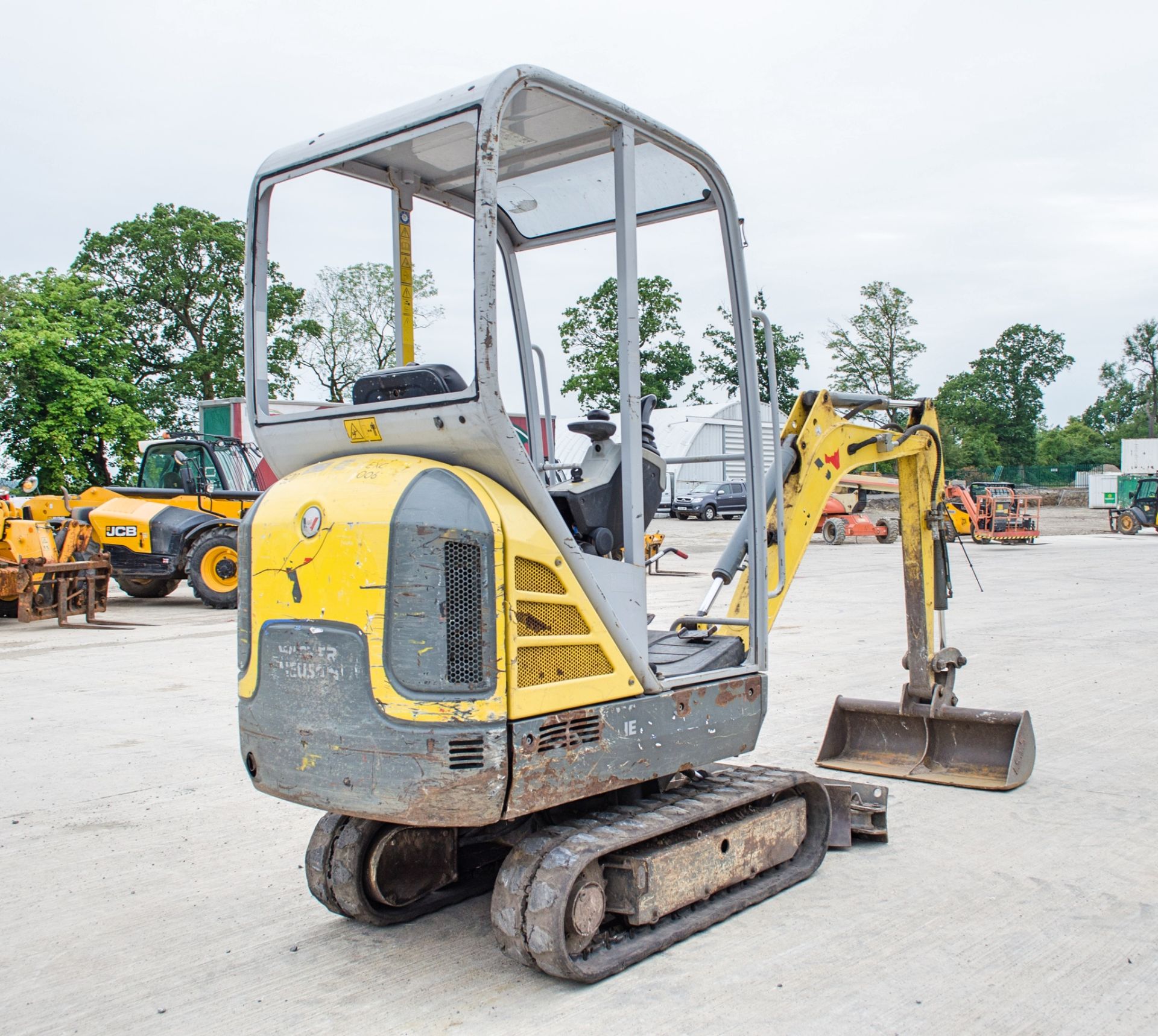 Wacker Neuson ET16 1.6 tonne rubber tracked mini excavator Year: 2016 - Bild 3 aus 20