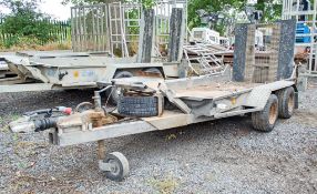 Ifor Williams 9 ft x 4 ft tandem axle plant trailer S/N: 518599