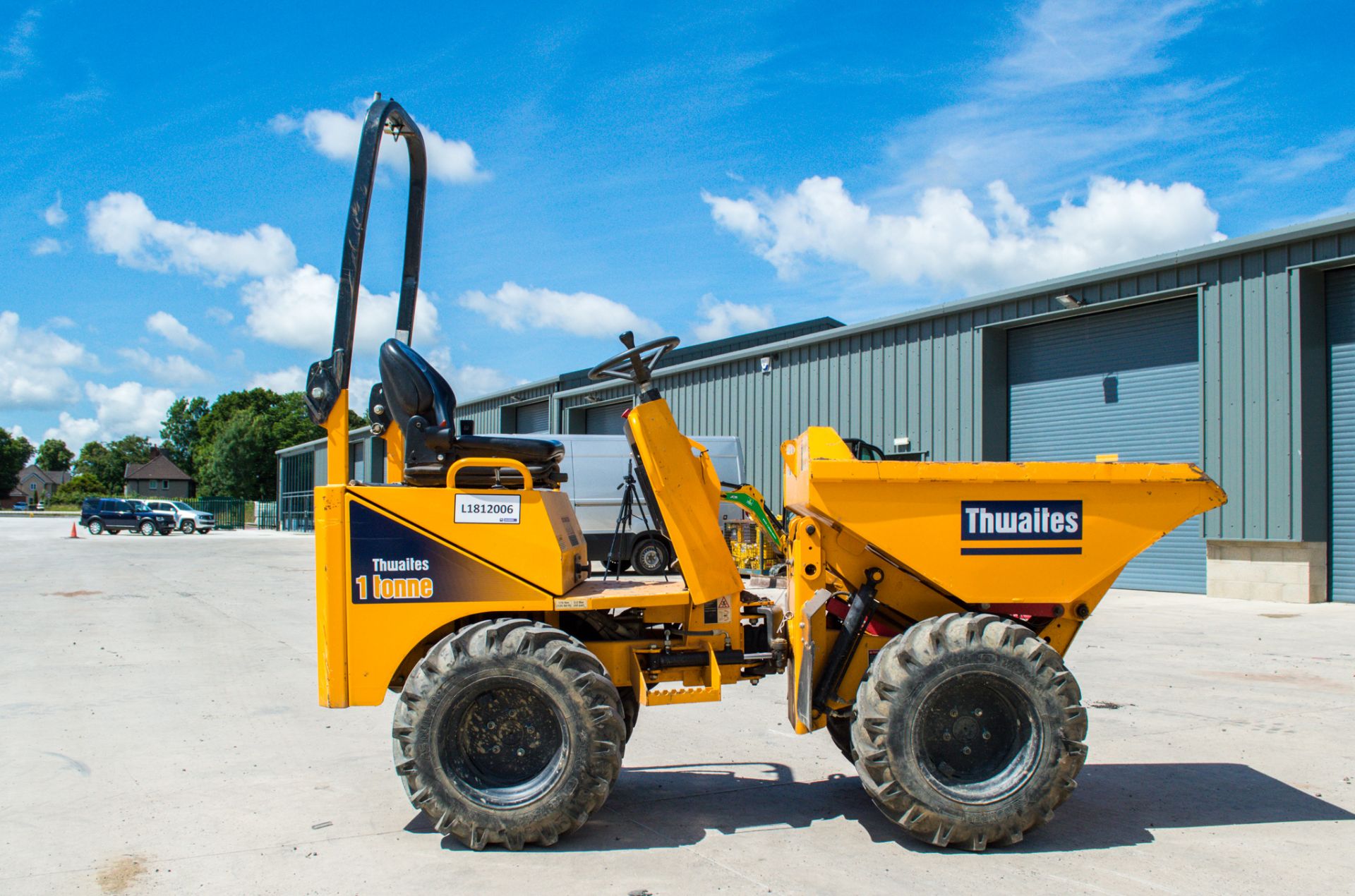 Thwaites 1 tonne hi tip dumper Year: 2018 S/N: E5657 Recorded hours: 422 XL1812006 - Image 8 of 22