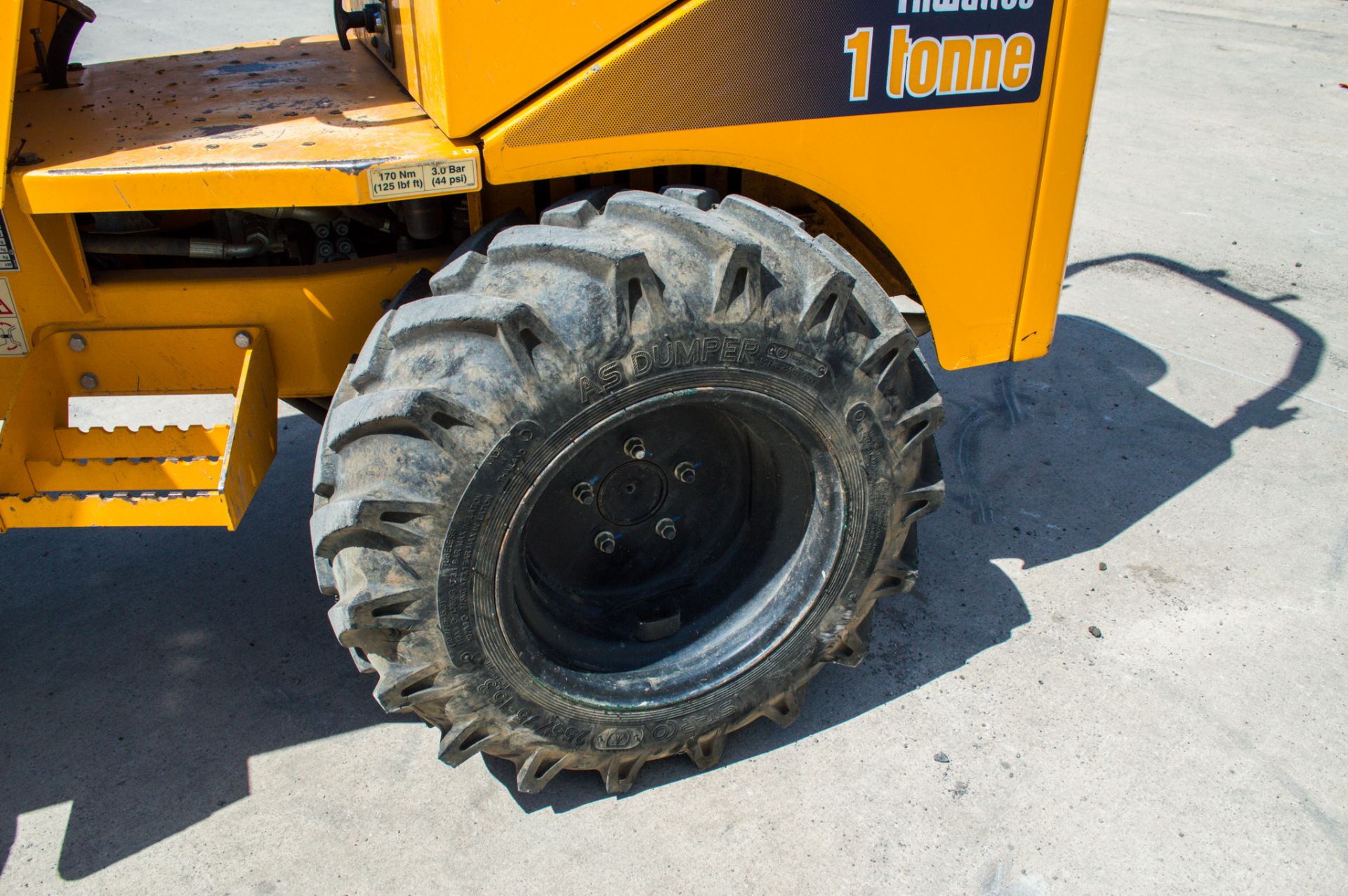 Thwaites 1 tonne hi tip dumper Year: 2018 S/N: E5657 Recorded hours: 422 XL1812006 - Image 10 of 22