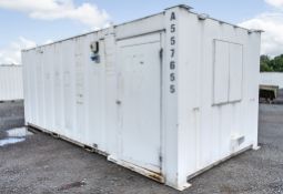 21 ft x 9 ft steel anti vandal office site unit c/w key A557655