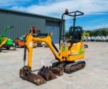 JCB 8008 CTS 0.8 tonne rubber tracked micro excavator Year: 2015 S/N: 410196 Recorded Hours: 373