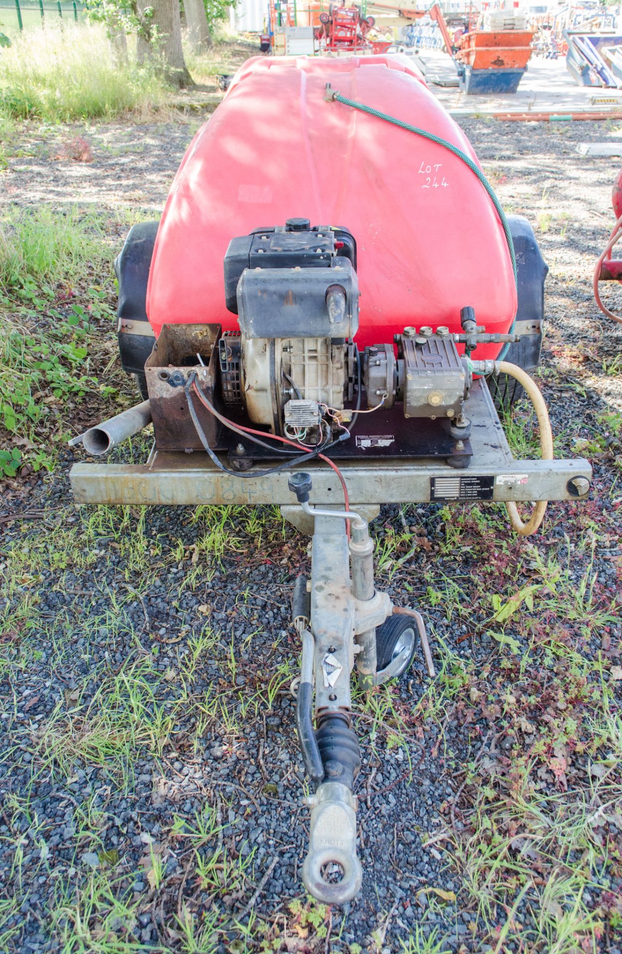 Western diesel driven fast tow pressure washer bowser 15060849 ** No lance and engine parts - Image 3 of 4