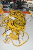4 - 110 volt extension cables