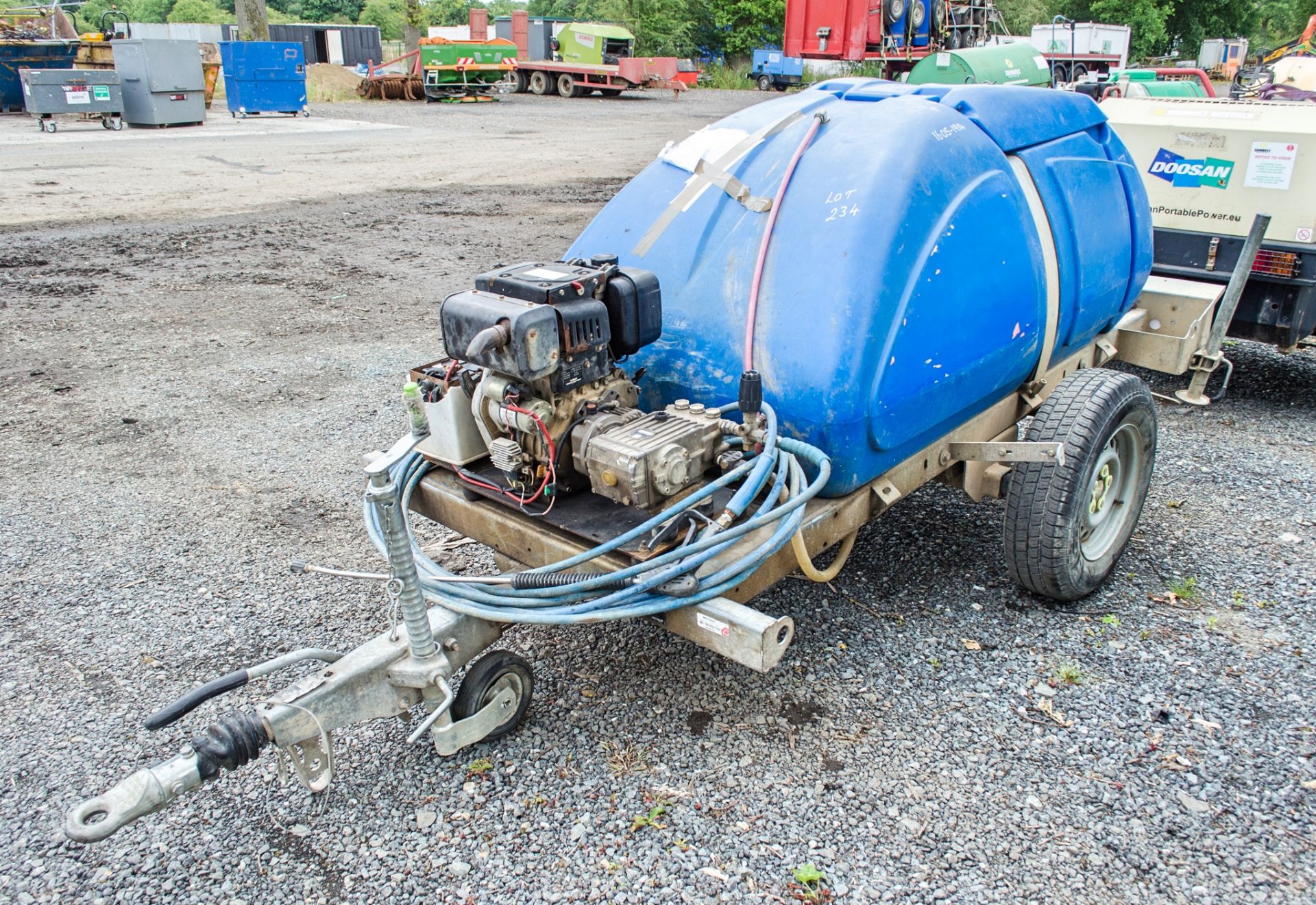 Western diesel driven fast tow pressure washer bowser c/w lance 16051914