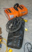 CM Lodestar 2000 kg 110 volt electric chain hoist c/w control pendant and chain bag 1509-3400