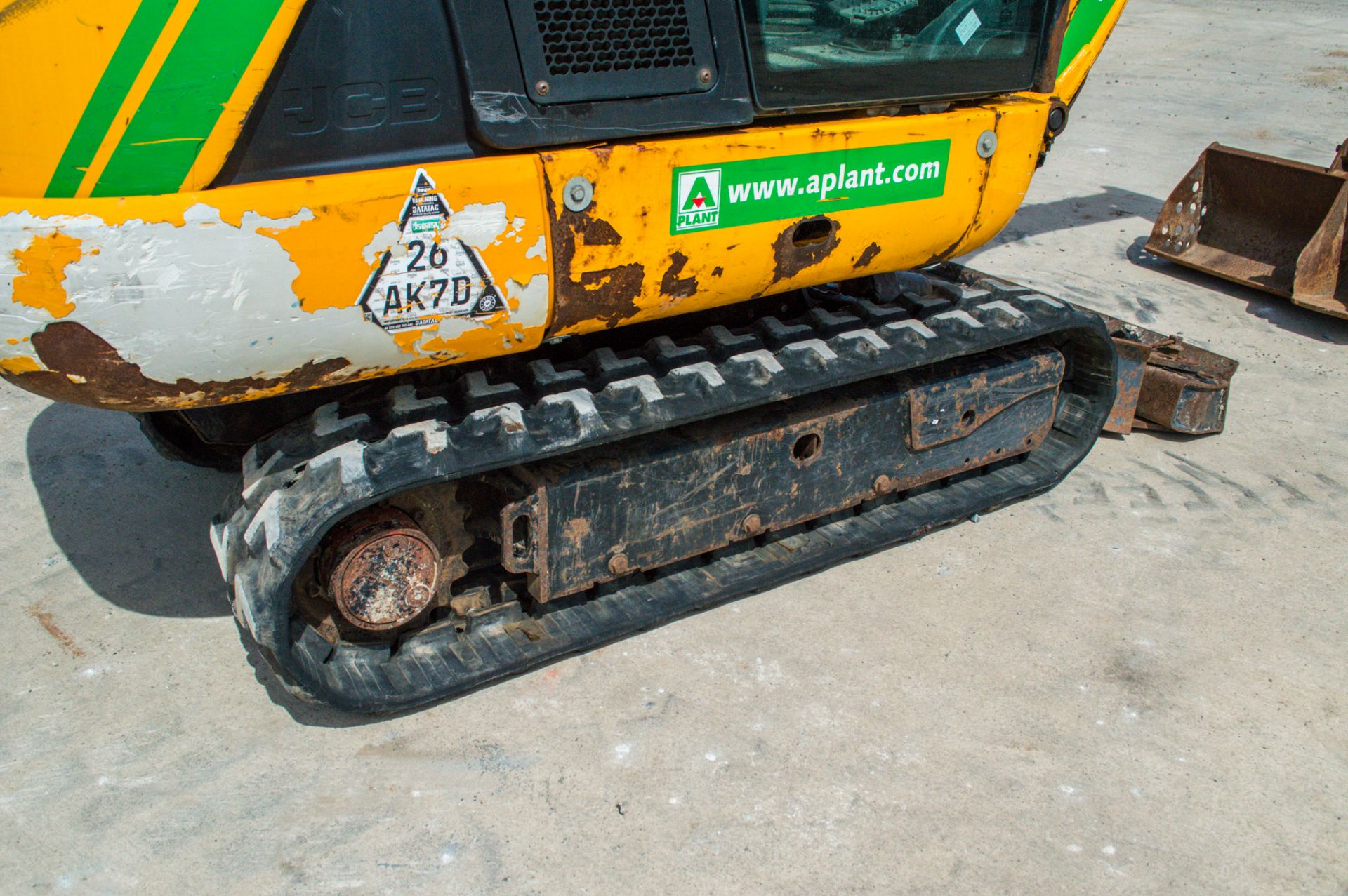 JCB 8018 CTS 1.8 tonne rubber tracked mini excavator Year: 2014 VIN: JCB08018E02333879 Recorded - Bild 10 aus 22