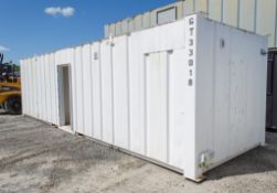 32 ft x 10 ft steel anti vandal toilet/office site unit GT33018 ** No external doors **