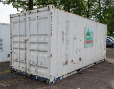 20 ft x 8 ft steel shipping container BB34228