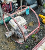 Petrol driven concrete poker drive unit ** In disrepair **