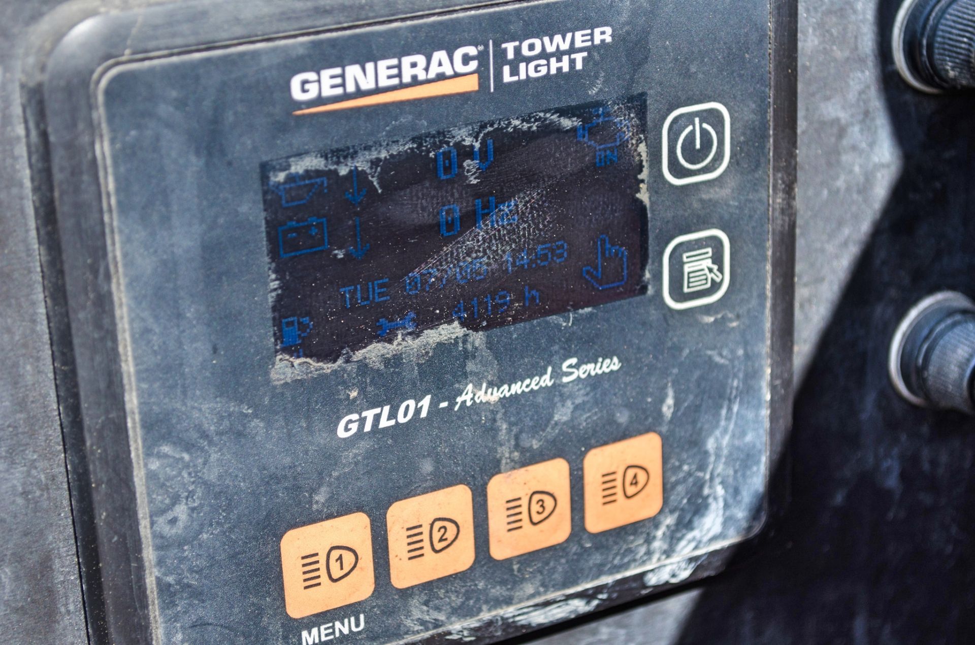 Generac Cube + diesel driven LED static lighting tower Year: 2017 S/N: 1705892 Recorded Hours: - Image 7 of 8