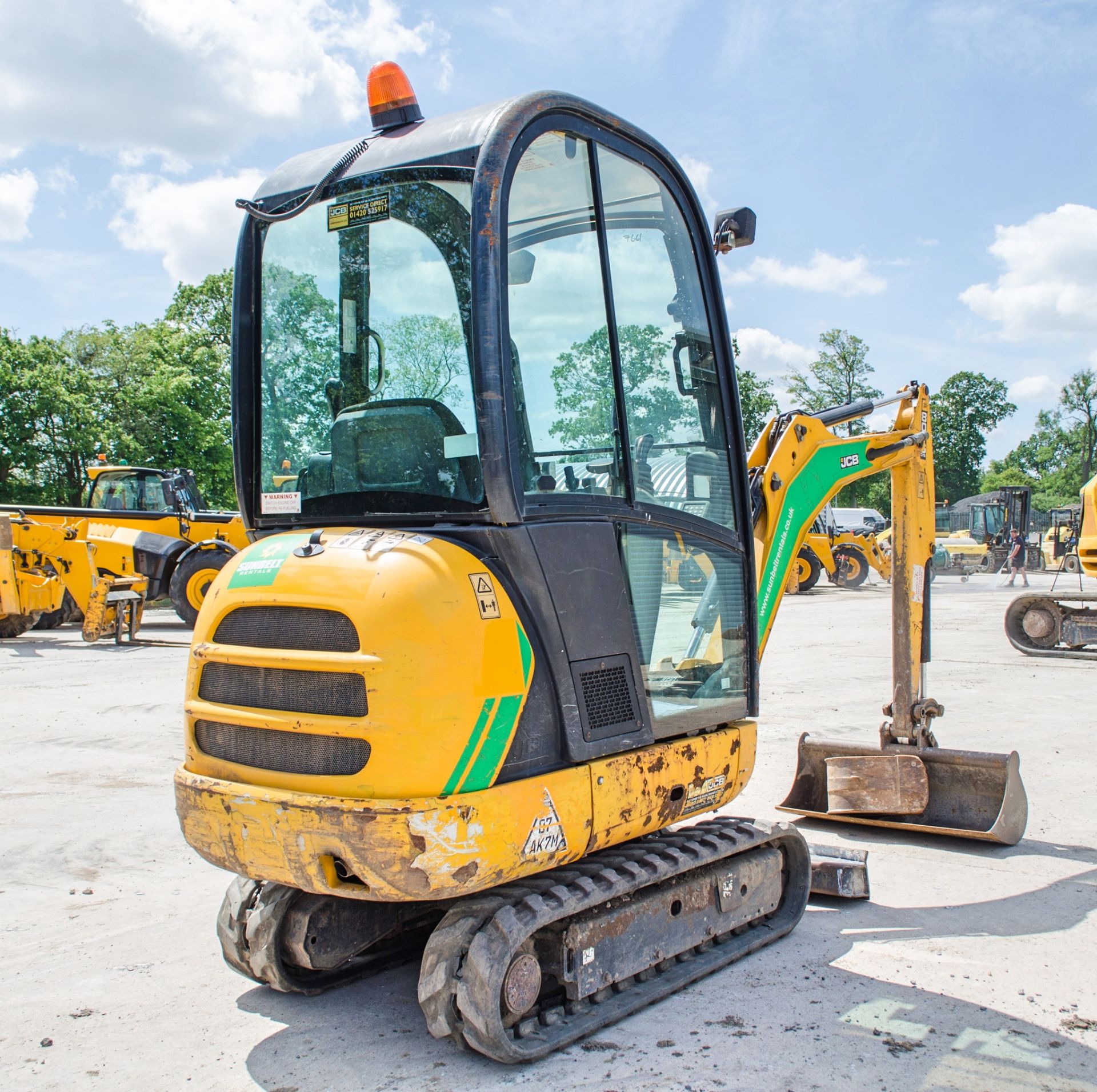 JCB 8016 CTS 1.5 tonne rubber tracked excavator Year: 2014 S/N: 2071667 Recorded Hours: 2840 - Bild 3 aus 21