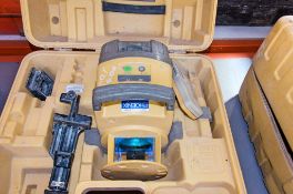 Topcon RL-H3R rotating laser c/w Topcon LS-80R receiver and carry case ** No charger ** B0217099
