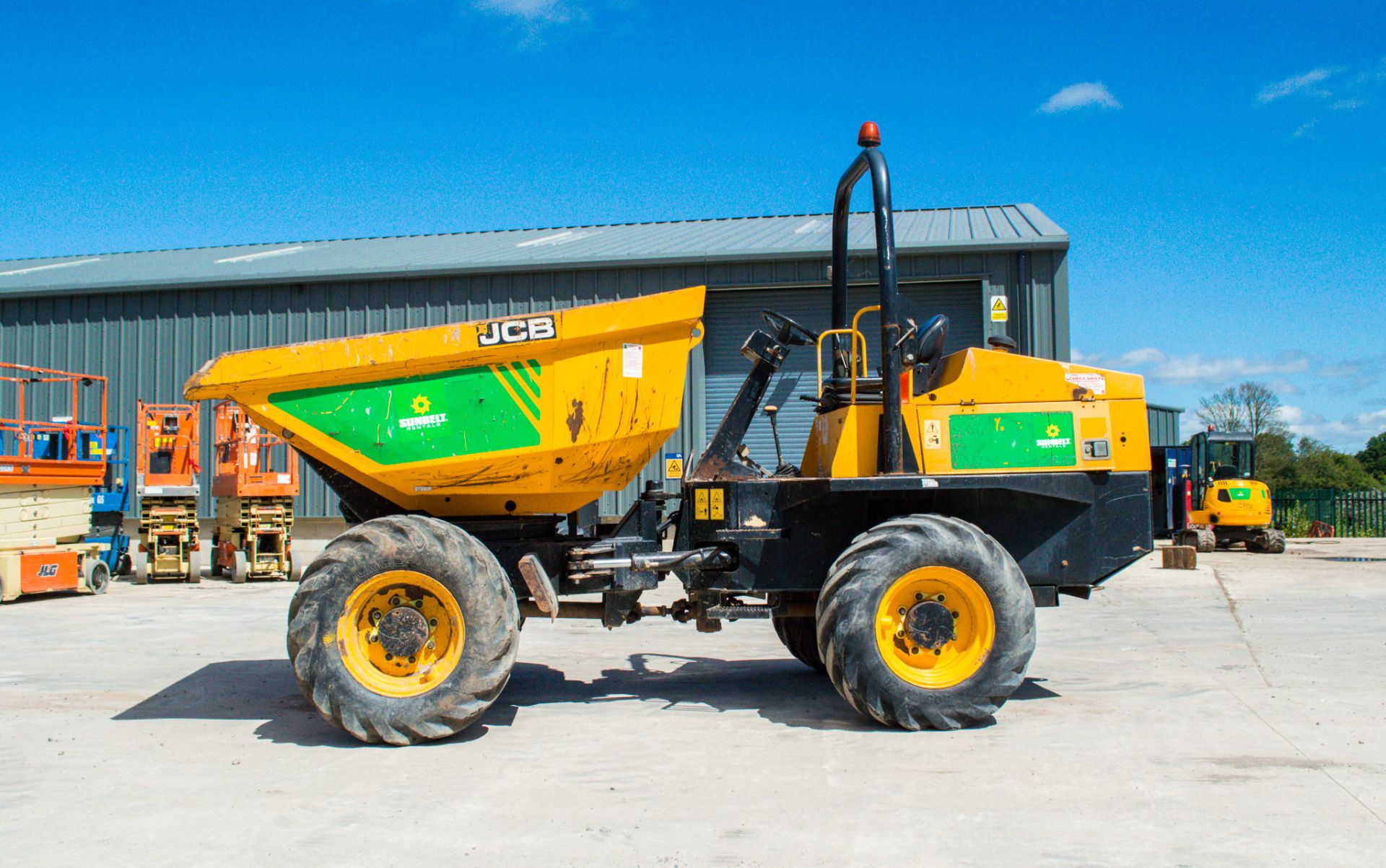 JCB 6TST 6 tonne swivel skip dumper  Year: 2015 S/N: RL7630 Recorded Hours: 1956 A667077 - Bild 8 aus 20