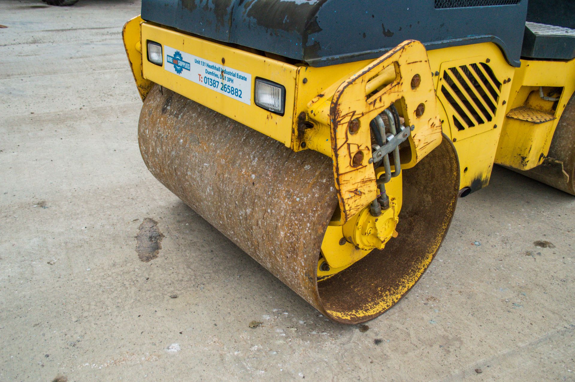 Bomag BW120 AD-4 diesel driven double drum roller Year: 2006 S/N: 0022992 Recorded Hours: 1373 - Image 9 of 12