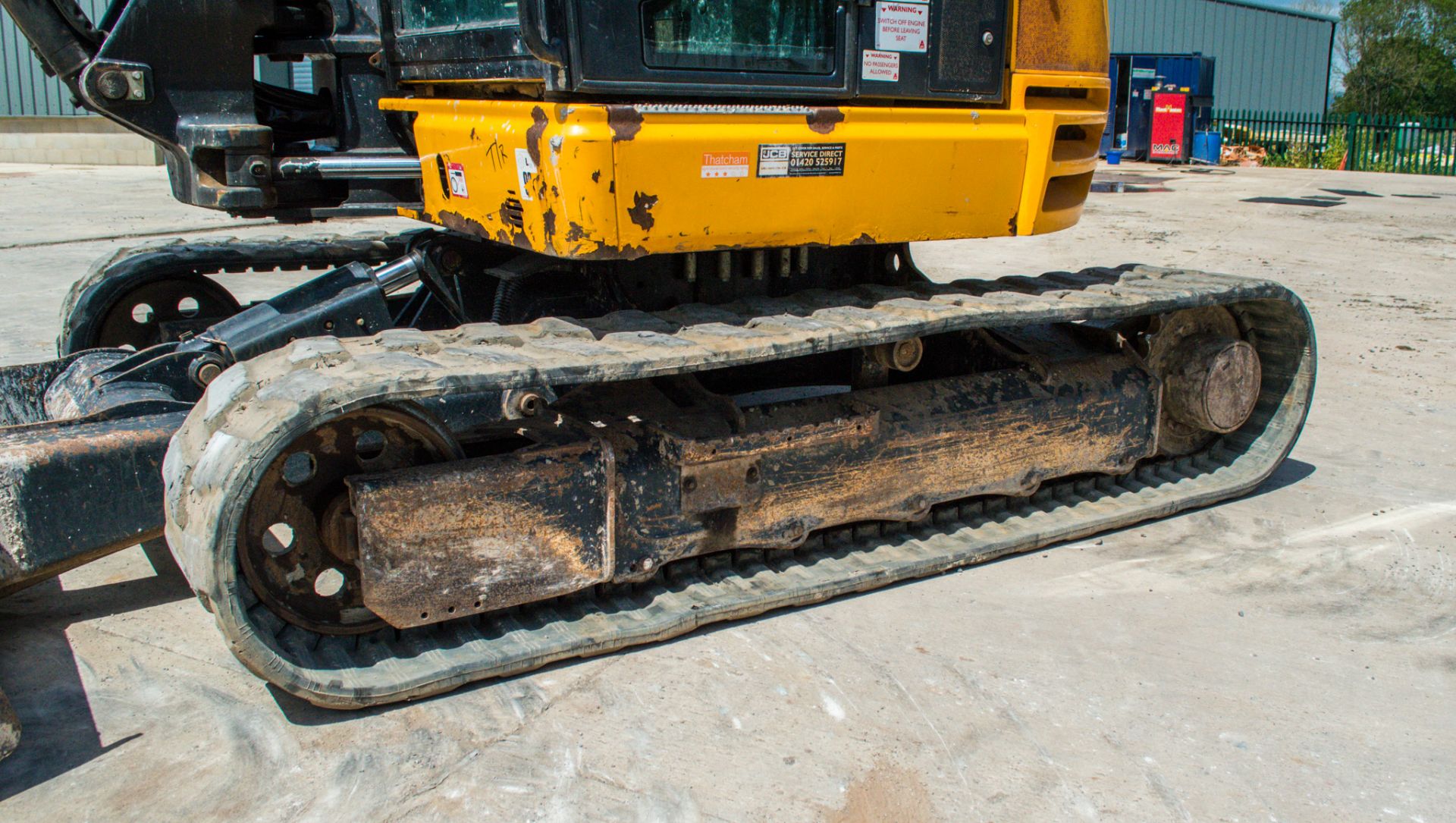 JCB 85Z-1 8.5 tonne rubber tracked midi excavator Year: 2014 S/N: 02248802 Recorded Hours:4482 - Bild 10 aus 22