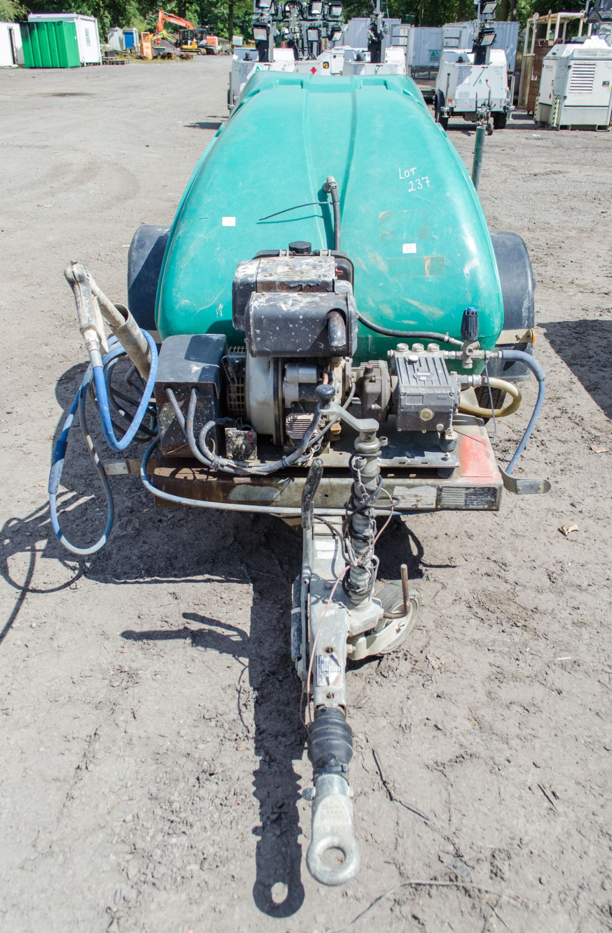 Western diesel driven fast tow pressure washer bowser c/w lance A618628 - Image 3 of 4