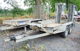 Ifor Williams 9 ft x 4 ft tandem axle plant trailer S/N: 602119 22137016