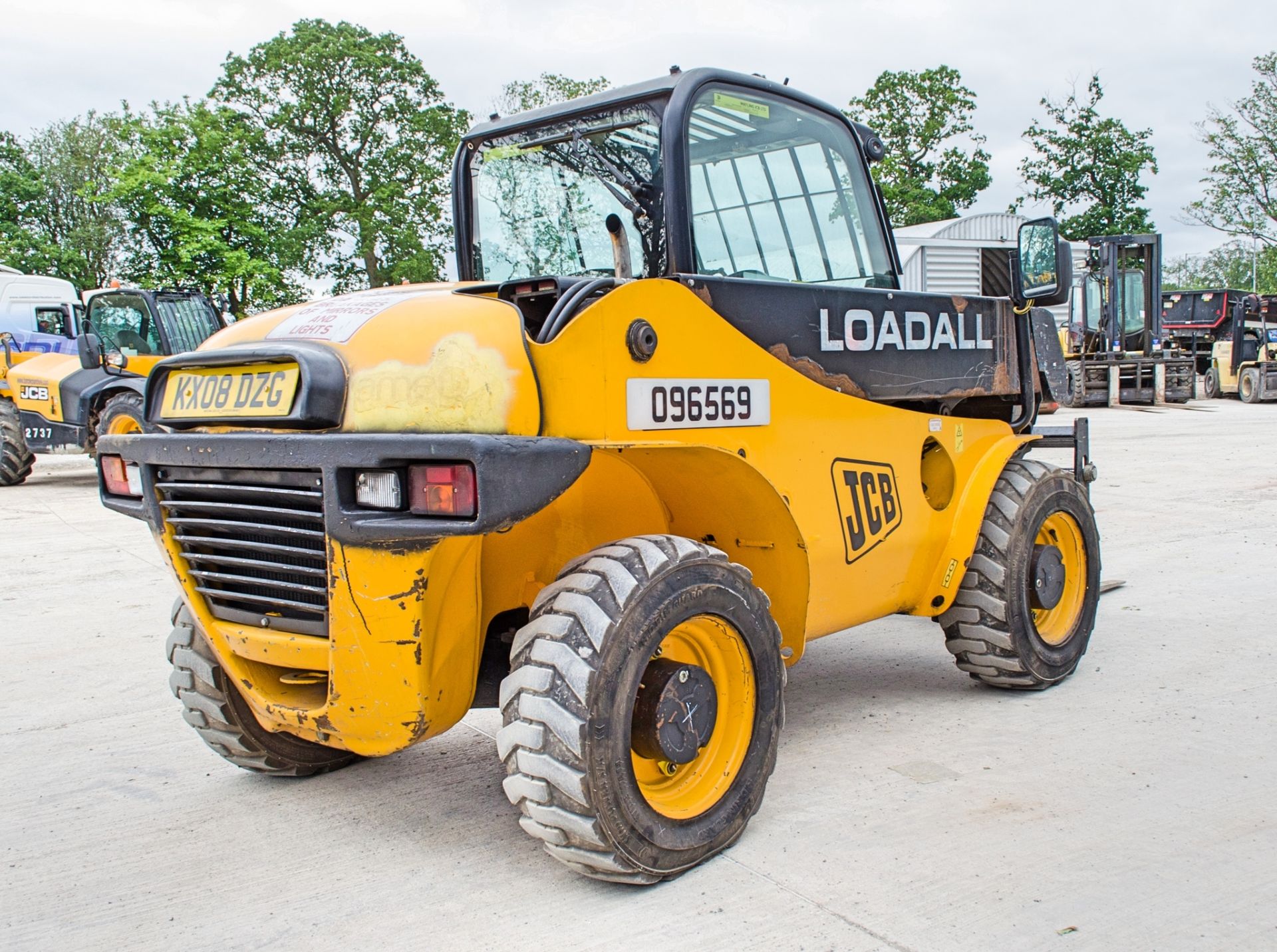 JCB 520-40 4 metre telescopic handler Year: 2008 S/N: 1014369 Recorded Hours: 4290 096569 - Image 3 of 20