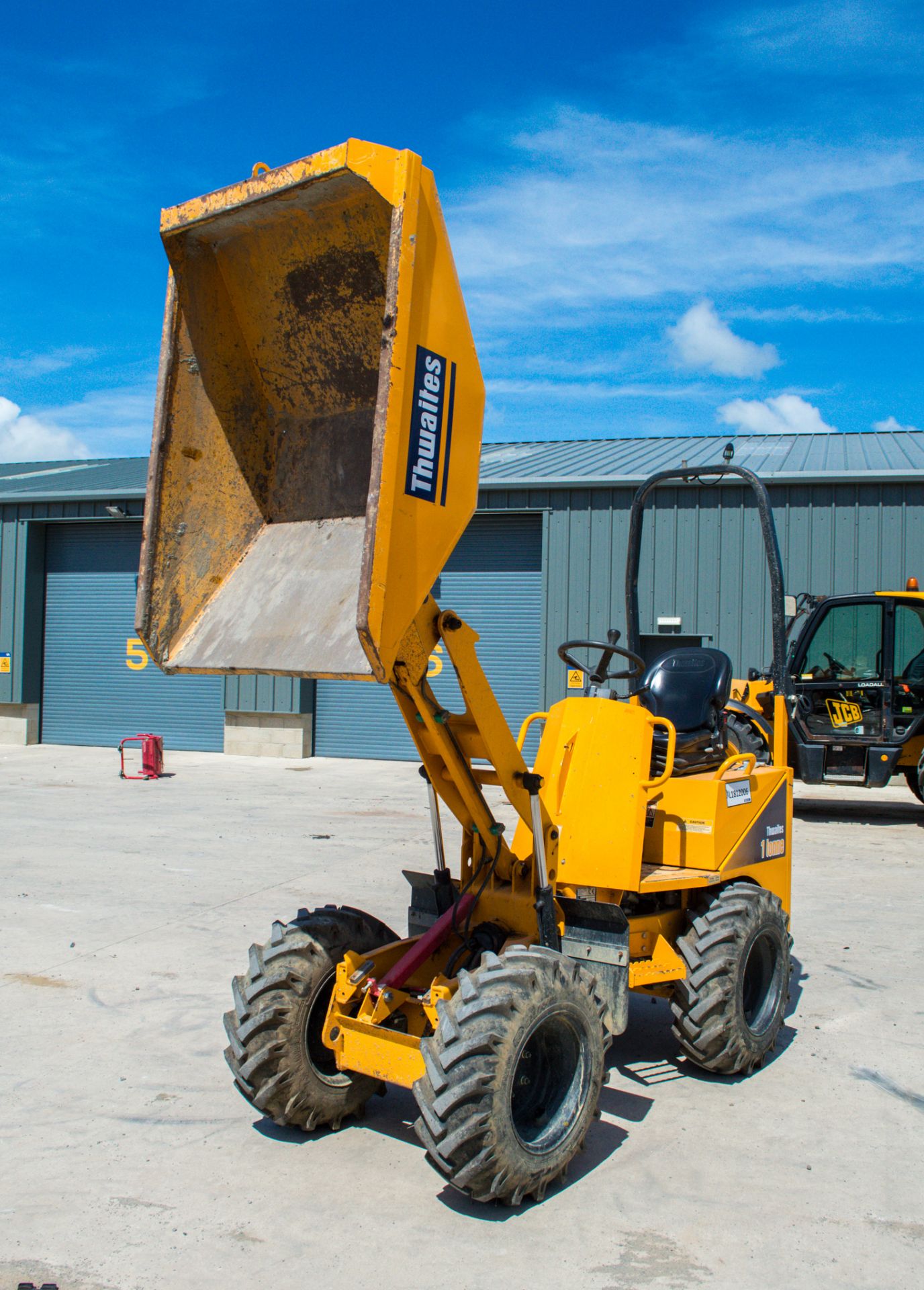 Thwaites 1 tonne hi tip dumper Year: 2018 S/N: E5657 Recorded hours: 422 XL1812006 - Image 13 of 22