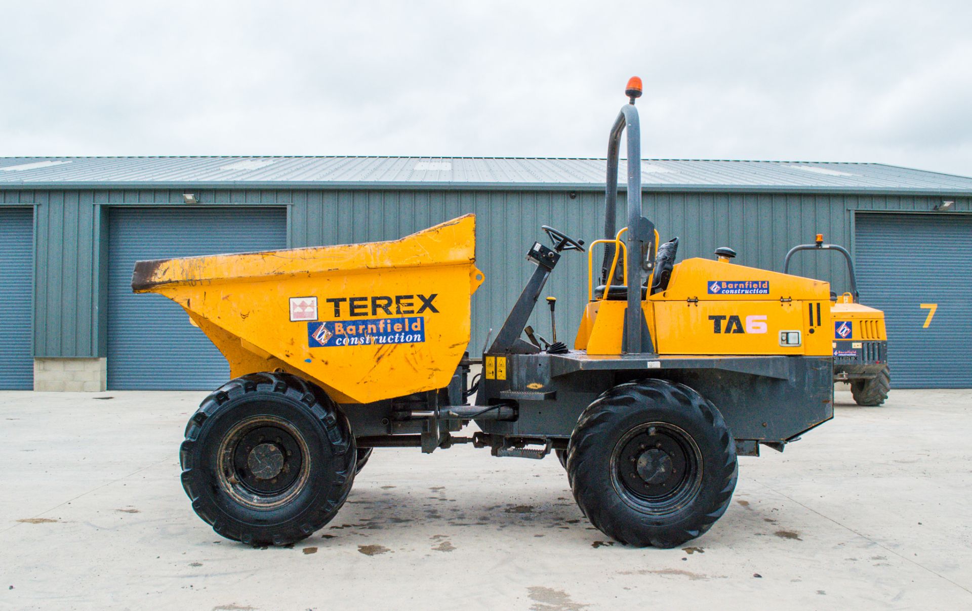 Terex TA6 6 tonne straight skip dumper Year: 2014 S/N: 9PH6017 Recorded Hours: 1295 - Image 8 of 22