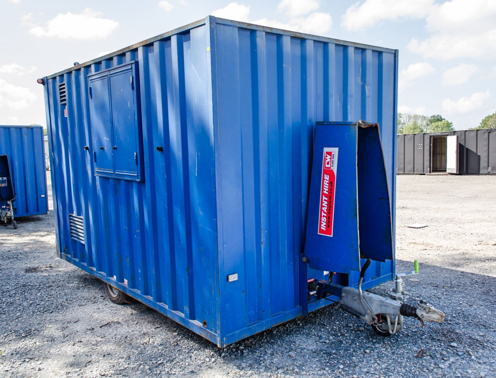 Boss Cabins 12ft x 8ft steel anti-vandal mobile welfare unit Comprising of canteen, toilet and - Image 2 of 11