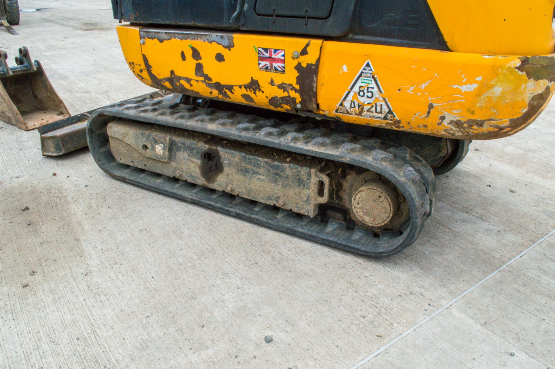 JCB 8016 CTS 1.6 tonne rubber tracked mini excavator Year: 2014 VIN: JCB08016A02071646 Recorded - Bild 10 aus 22