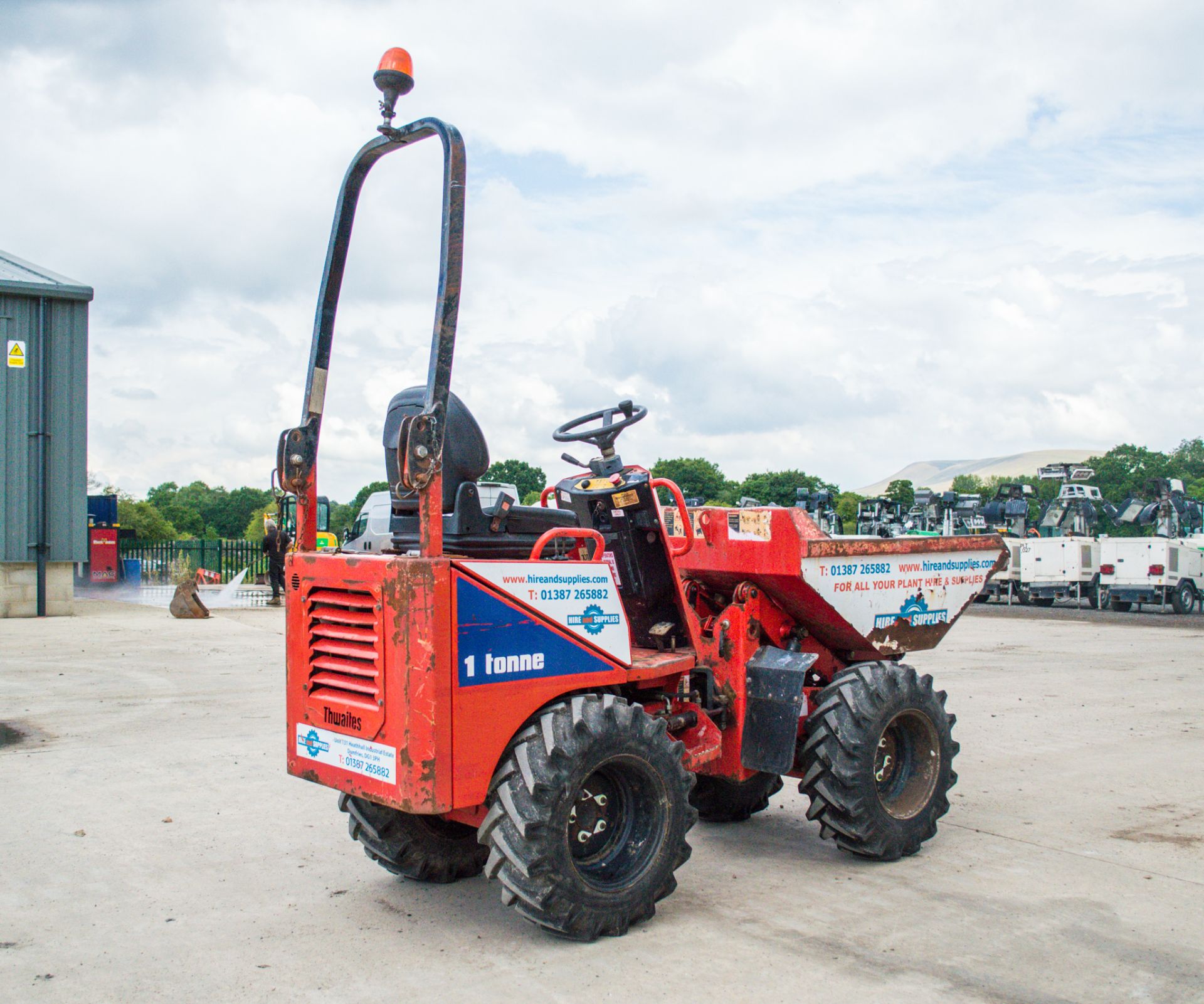 Thwaites 1 tonne hi-tip dumper Year: 2008 S/N: 9B7645 Recorded Hours: 2414 18023 - Image 3 of 21