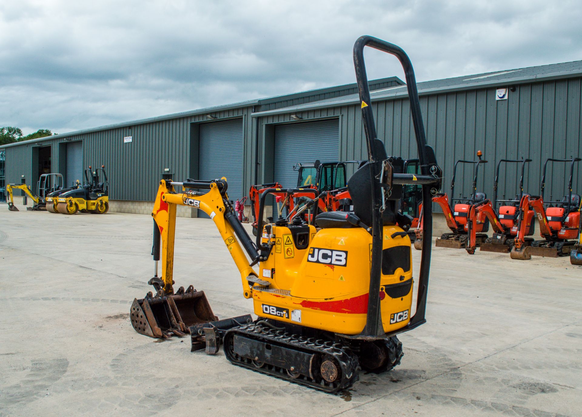 JCB 8008 CTS 0.8 tonne rubber tracked micro excavator Year: 2018 S/N: 749798 Recorded Hours: 537 - Bild 4 aus 21