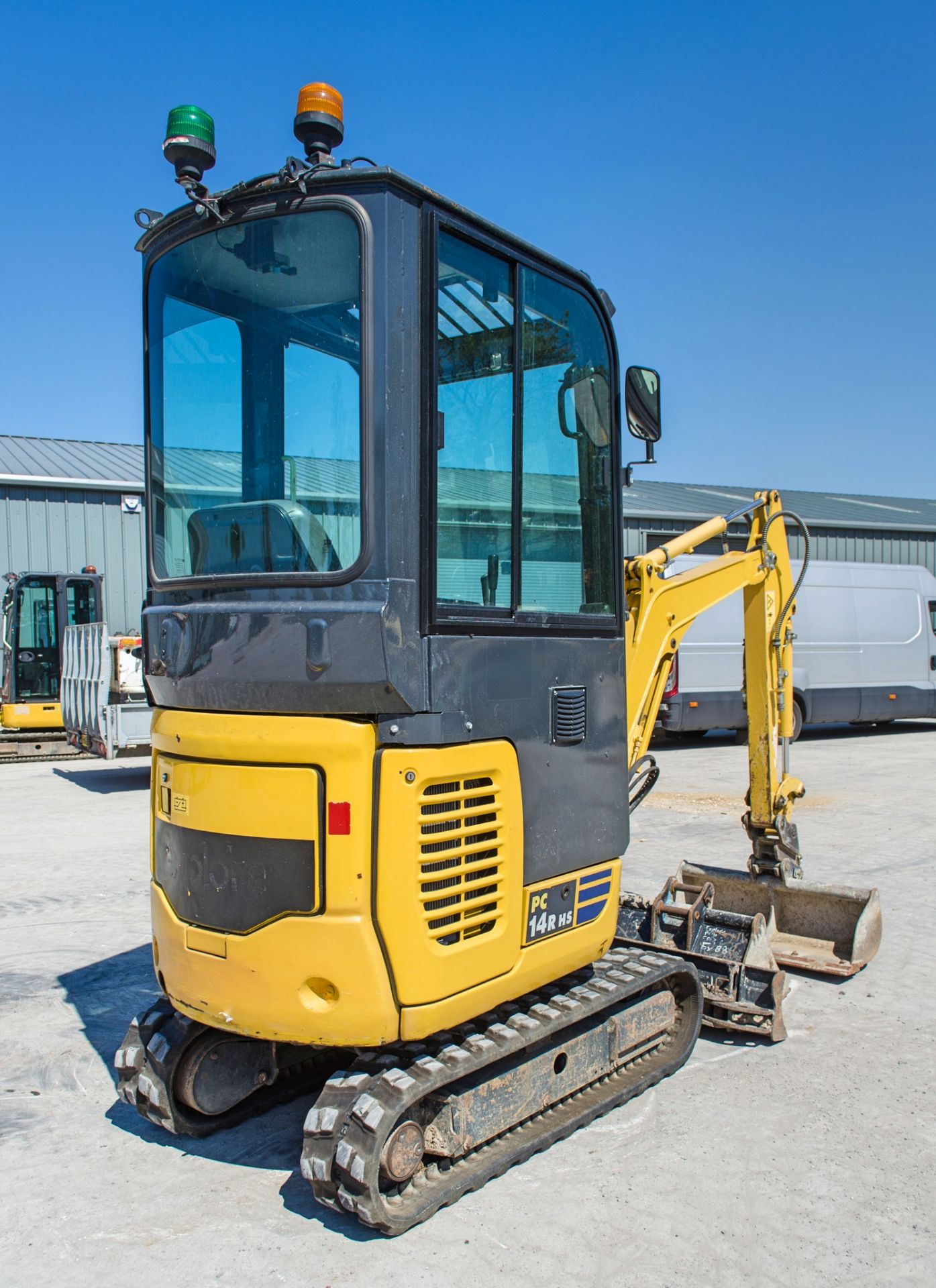Komatsu PC14R-3HS 1.5 tonne rubber tracked mini excavator Year: 2019 S/N: 50697 Recorded hours: - Image 4 of 21