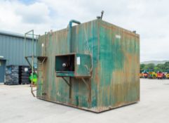 Steel bunded diesel fuel tank Dimensions: H: 2.5 metres L: 3.3 metres W: 2.5 metres Volume: 17,000