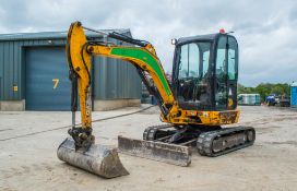 JCB 8030 ZTS 3 tonne rubber tracked excavator Year: 2013 S/N: 2021916 Recorded Hours: 3538 piped,