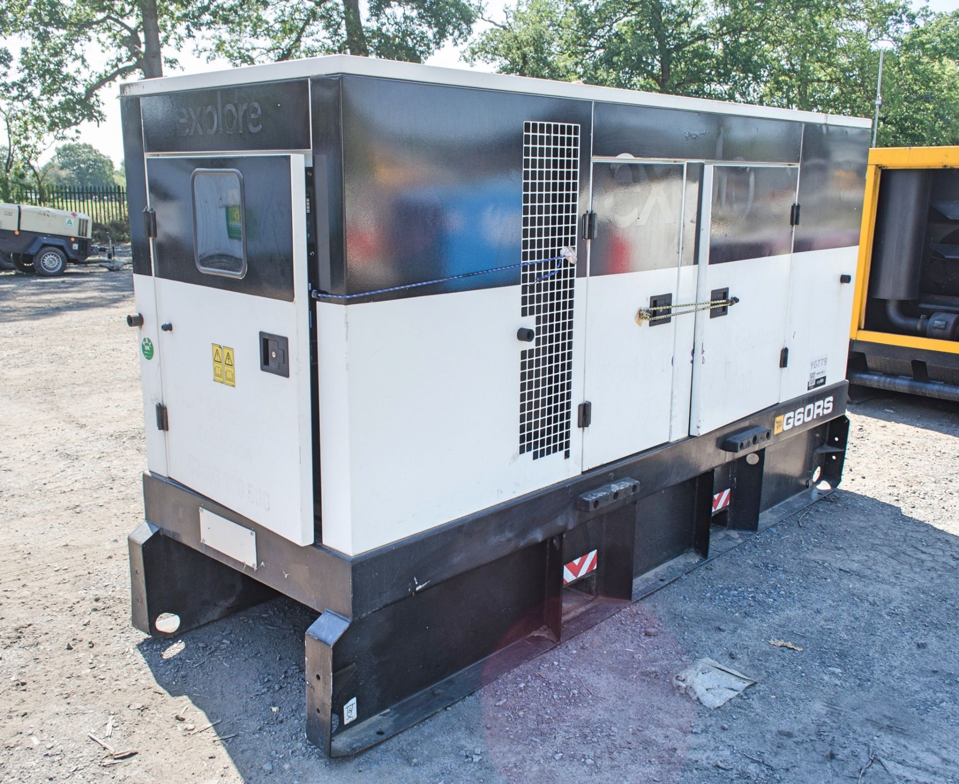 JCB G60 RS 60 kva diesel driven generator Year: 2018 S/N: 2764285 Recorded Hours: 13458 YG779 - Image 3 of 11