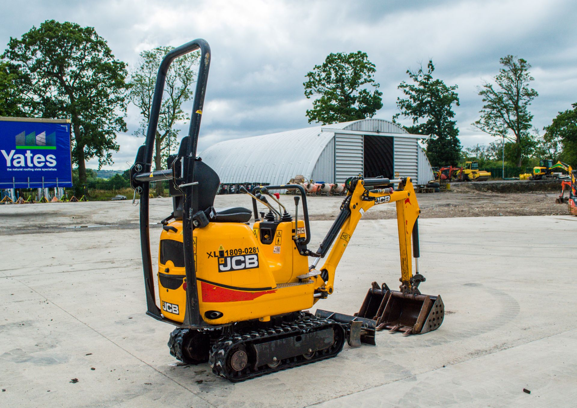 JCB 8008 CTS 0.8 tonne rubber tracked micro excavator Year: 2018 S/N: 749798 Recorded Hours: 537 - Bild 3 aus 21