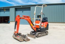 Kubota K008-3 0.8 tonne rubber tracked micro excavator Year: 2011 S/N: 22370 Recorded hours: 3386