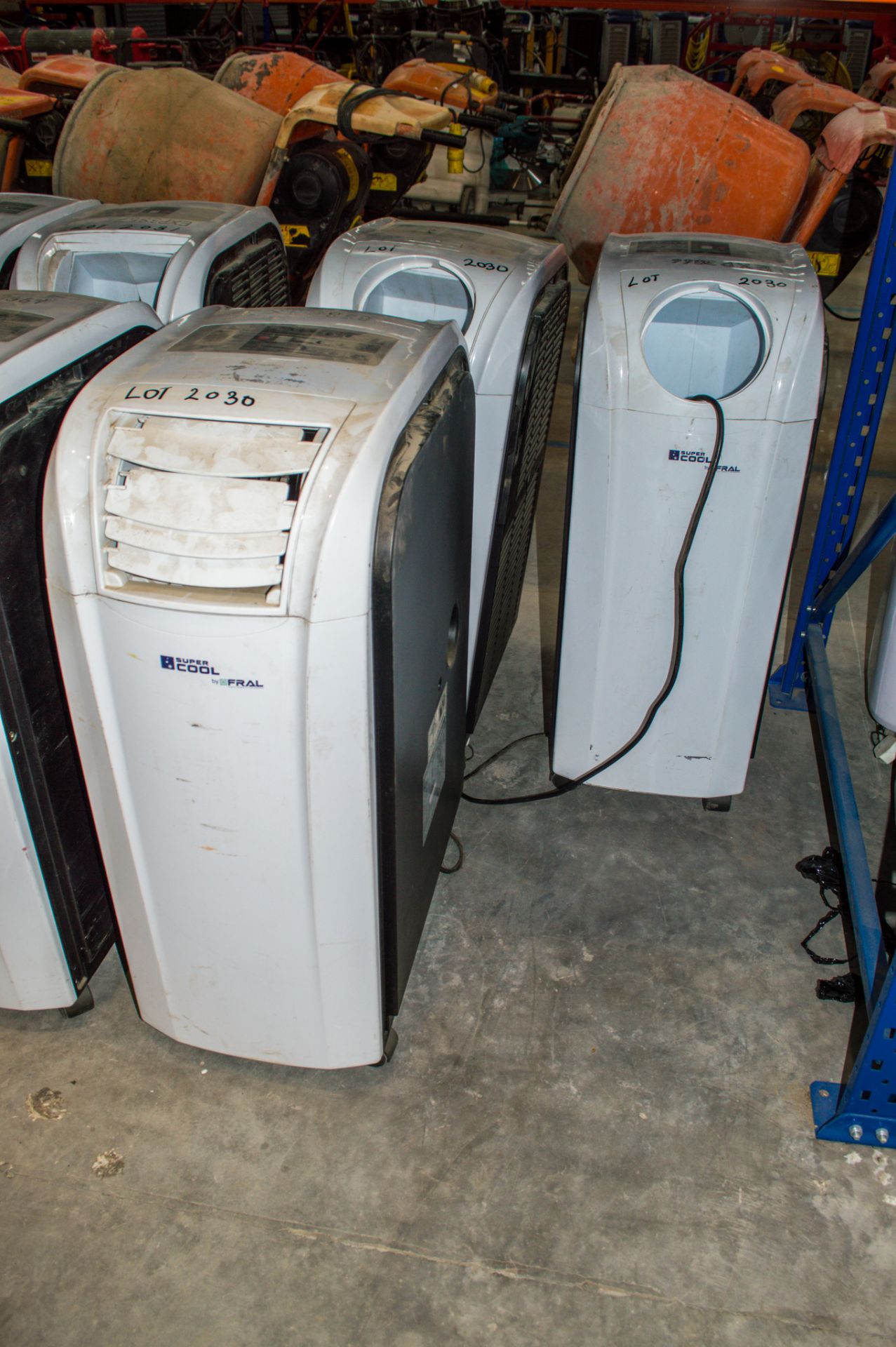 3 - Fral Super Cool 240v air conditioning units EXP3858, EXP3866, EXP3869