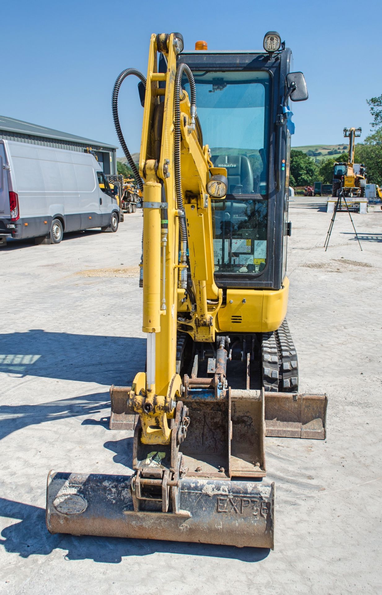 Komatsu PC14R-3HS 1.5 tonne rubber tracked mini excavator Year: 2019 S/N: 50697 Recorded hours: - Image 5 of 21