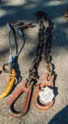 Single leg 3 tonne chain lifting sling LT007076