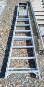 8 tread aluminium step ladder 1510-0963