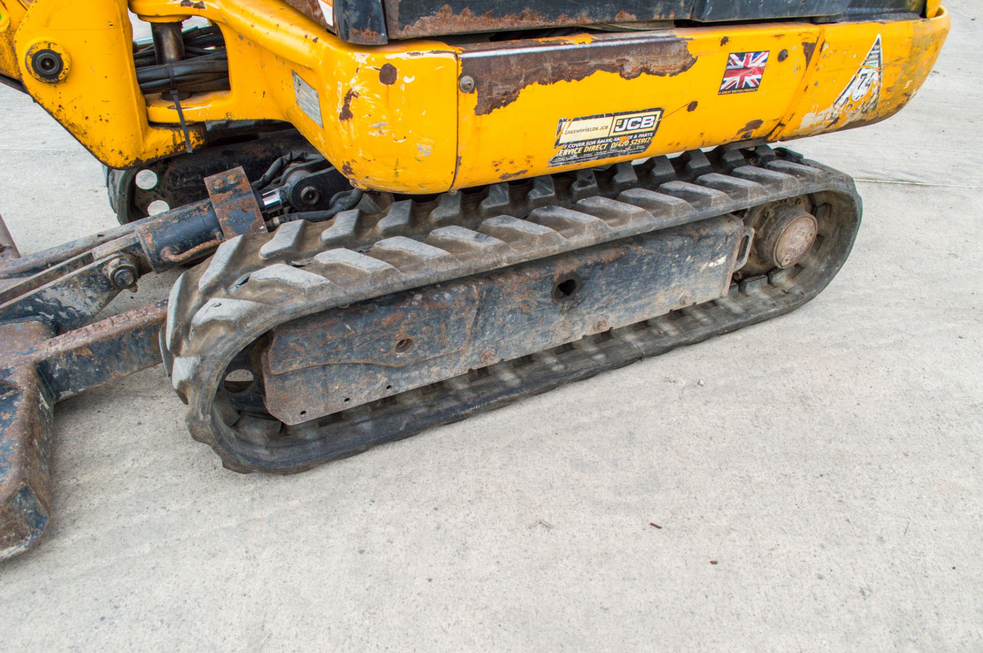 JCB 8016 CTS 1.6 tonne rubber tracked mini excavator Year: 2014 VIN No: JCB08016C02071661 Recorded - Bild 9 aus 21