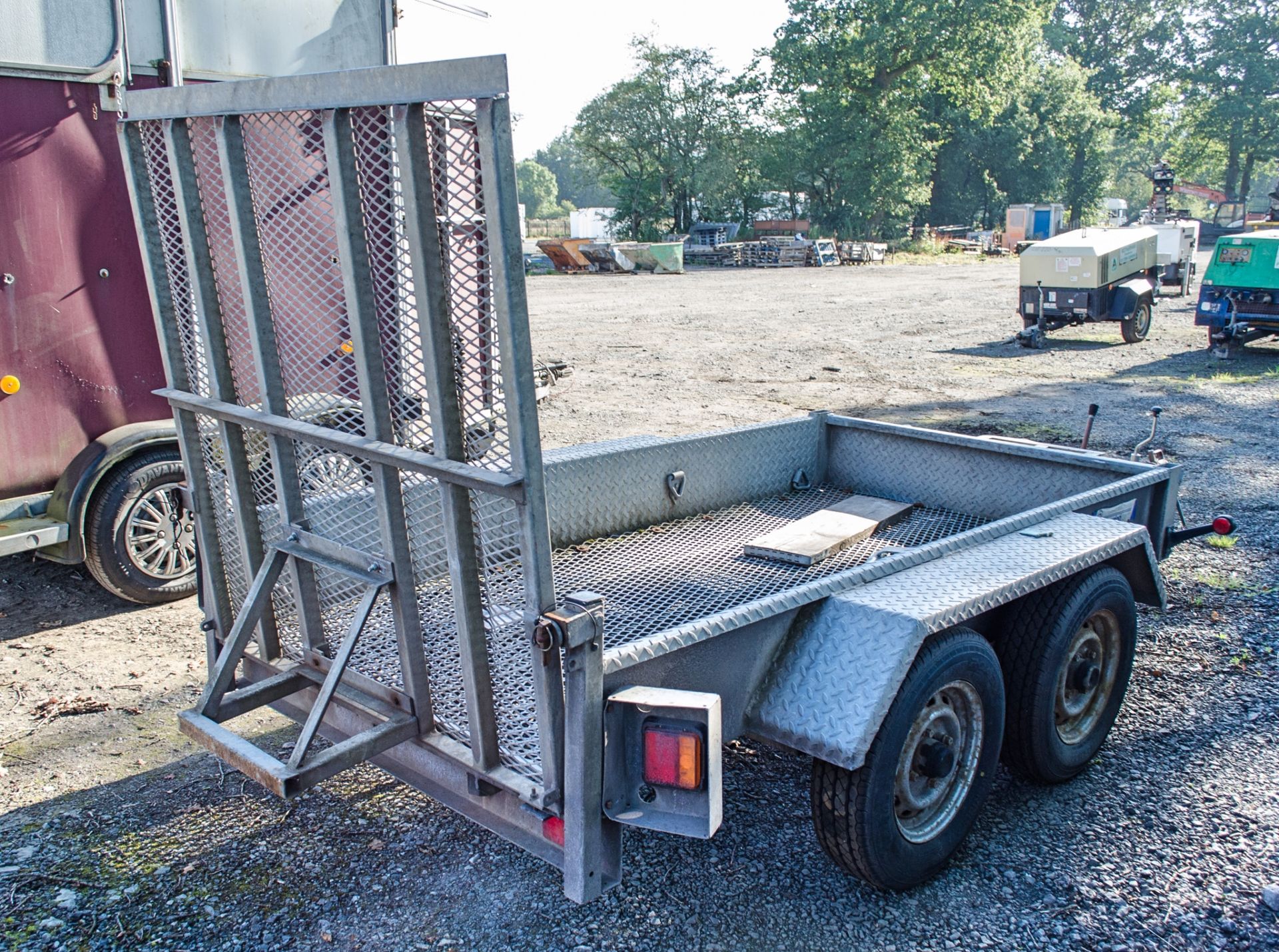 Indespension 8' x 4' tandem axle plant trailer - Image 2 of 4