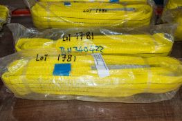 2 - 3 tonne x 5 metre webbing slings ** New and unused **