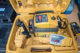 Topcon RL-H4C rotating laser level c/w carry case and receiver B0220043