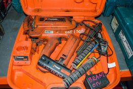 Paslode Impulse IM350/90 CT cordless nailer c/w battery, charger & carry case 04220282 ** Dismantled