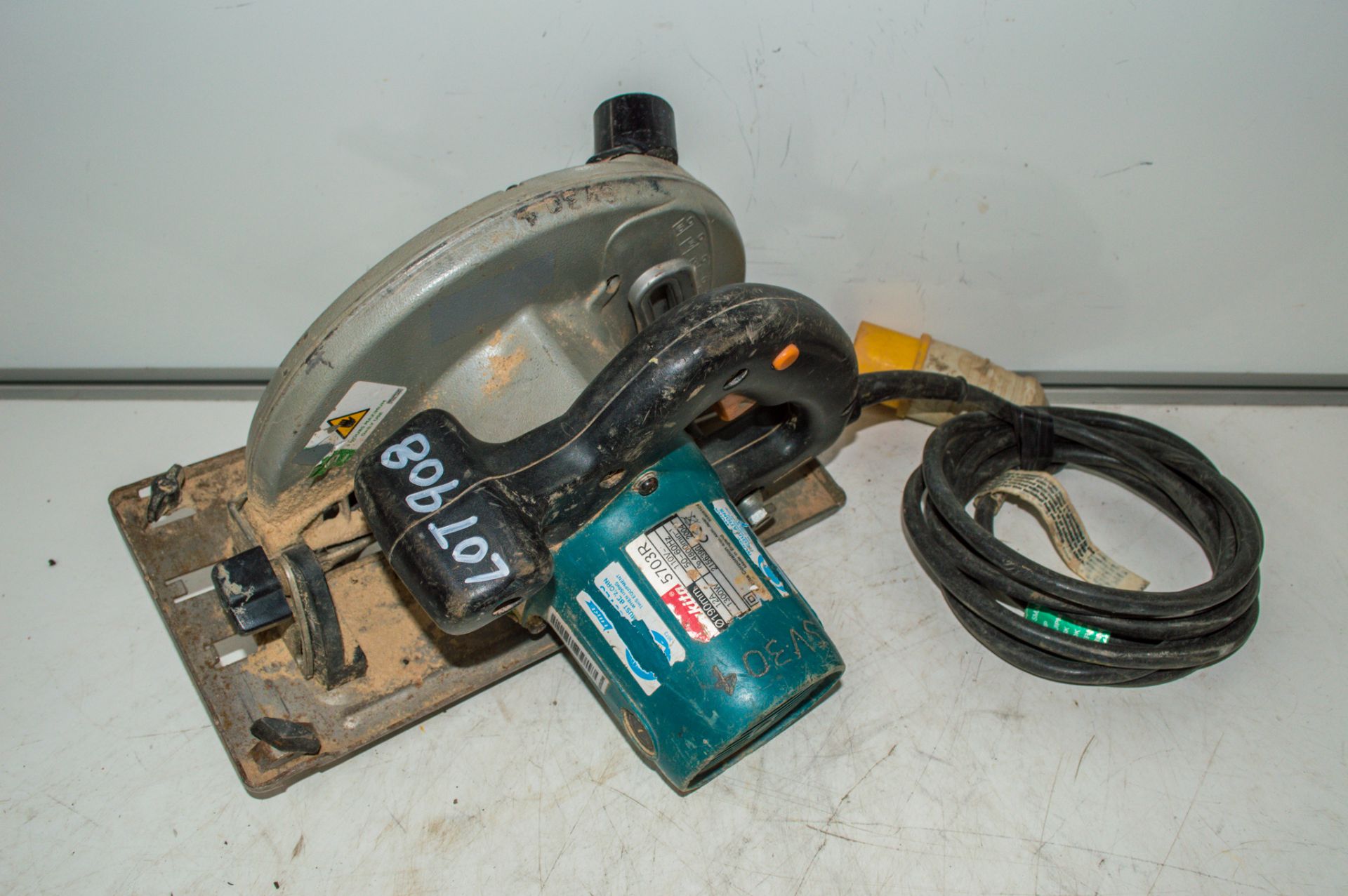 Makita 5703R 110v circular saw SV304 - Image 2 of 2